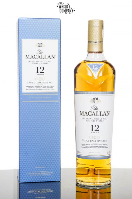 Macallan 12 Years Old Triple Cask Single Malt Scotch Whisky (700ml) - Damaged Packaging