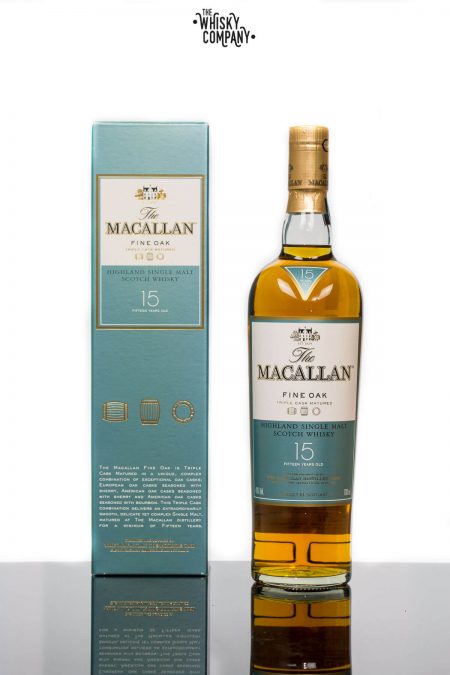 The Macallan Fine Oak 15 Years Old Single Malt Scotch Whisky (700ml)