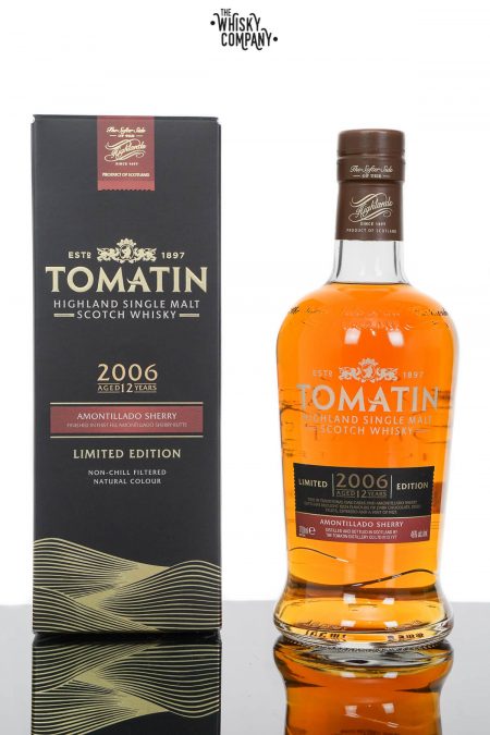 Tomatin 12 Years Old 2006 Amontillado Sherry Cask Finish Single Malt Scotch Whisky (700ml)