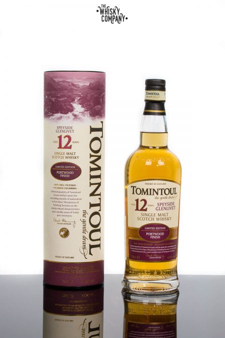 Tomintoul Aged 12 Years Portwood Finish Speyside Single Malt Scotch Whisky (700ml)
