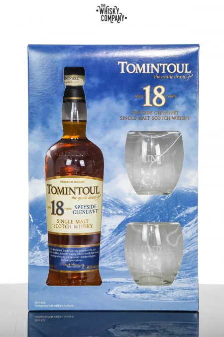 Tomintoul Aged 18 Years Speyside Single Malt Scotch Whisky - Gift Pack (700ml)