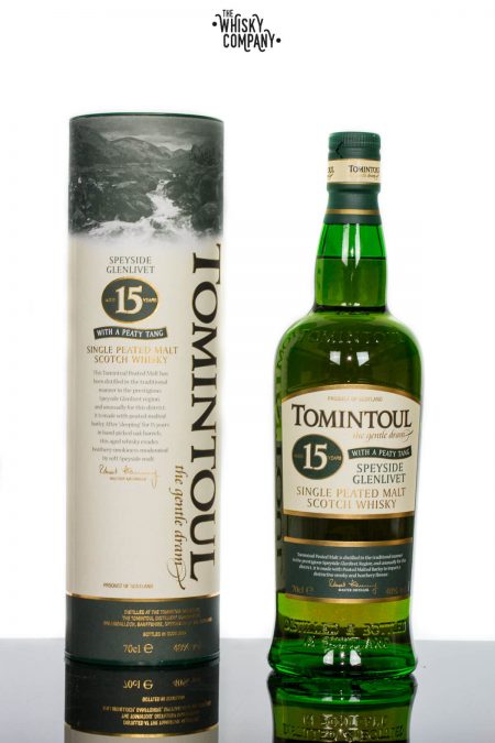 Tomintoul Peaty Tang Aged 15 Years Speyside Single Malt Scotch Whisky (700ml)