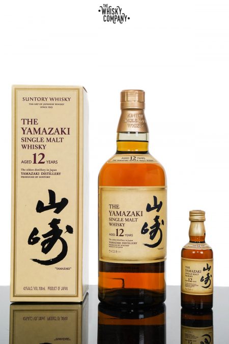 Yamazaki Aged 12 Years Japanese Single Malt Whisky With 50ml Miniature (700ml)