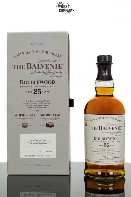 The Balvenie Aged 25 Years DoubleWood Speyside Single Malt Scotch Whisky (700ml)