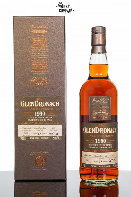 GlenDronach 1990 Aged 28 Years Single Malt Scotch Whisky - Cask 2623 (700ml)