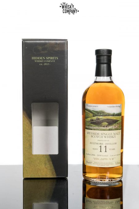Hidden Spirits Aultmore 11 Years Old Speyside Single Malt Scotch Whisky (700ml)