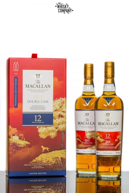 The Macallan Double Cask 12 Years Old Year Of The Dog Single Malt Scotch Whisky (2 x 700ml)