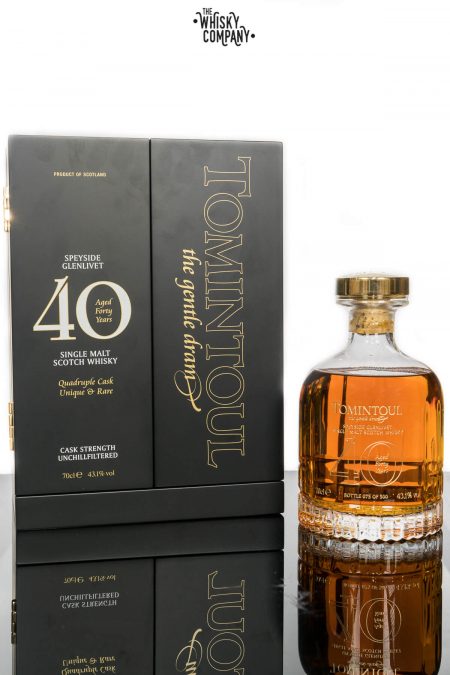 Tomintoul Aged 40 Years Speyside Single Malt Scotch Whisky (700ml)