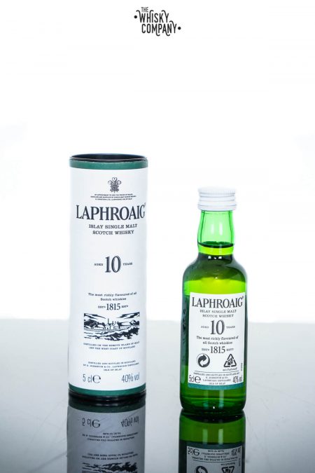 Laphroaig Aged 10 Years Islay Single Malt Whisky (50ml)