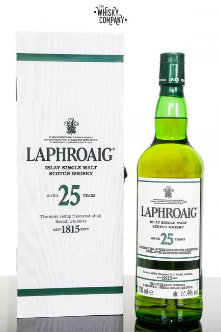 Laphroaig 25 Years Old Islay Single Malt Scotch Whisky (700ml)