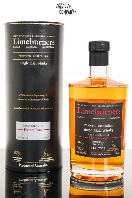 Limeburners Heavy Peat Cask Strength Australian Single Malt Whisky (700ml)