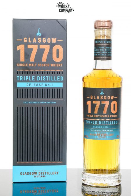 Glasgow 1770 Triple Distilled Release No 1 Single Malt Scotch Whisky (500ml)