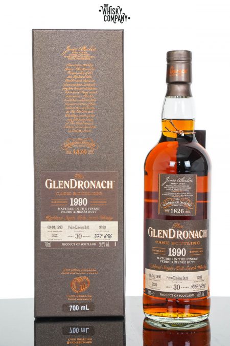 GlenDronach 1990 Aged 30 Years Single Malt Scotch Whisky - Batch 18 Cask No. 9333 (700ml)