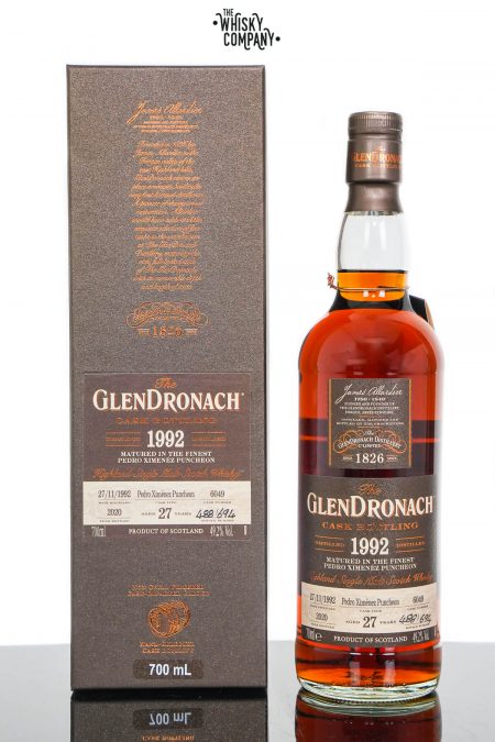 GlenDronach 1992 Aged 27 Years Single Malt Scotch Whisky - Batch 18 Cask No. 6049 (700ml)