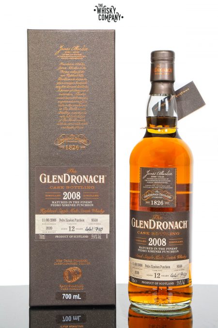 GlenDronach 2008 Aged 12 Years Single Malt Scotch Whisky - Batch 18 Cask No. 8558 (700ml)