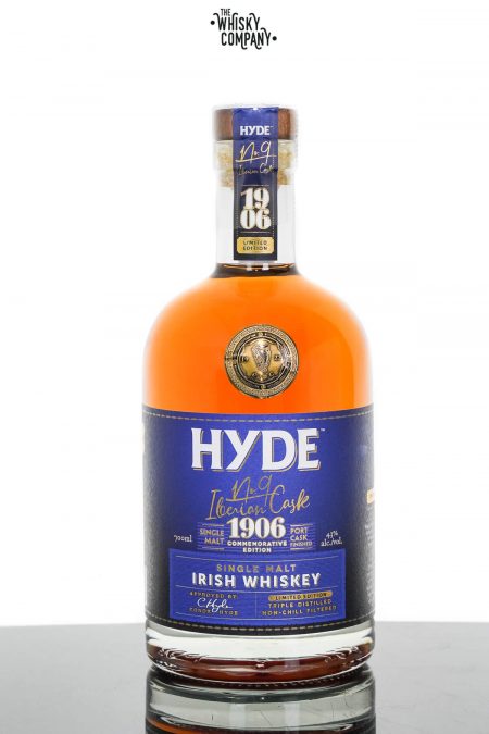 Hyde No.9 Iberian Cask Port Cask Finished Single Malt Irish Whiskey (700ml)