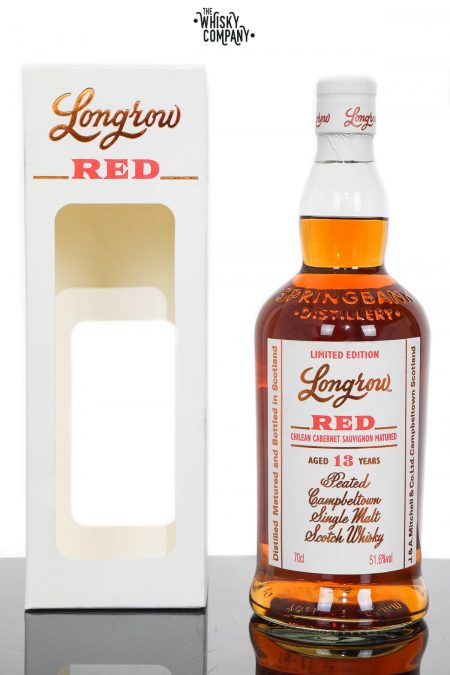 Longrow Red Aged 13 Years Single Malt Scotch Whisky - Chilean Cabernet Sauvignon Matured (700ml)