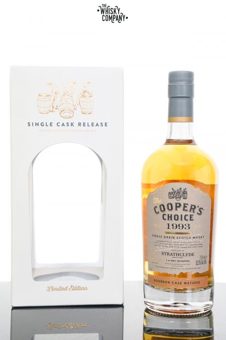 Strathclyde 1993 Aged 26 Years Single Grain Scotch Whisky - The Cooper's Choice (700ml)