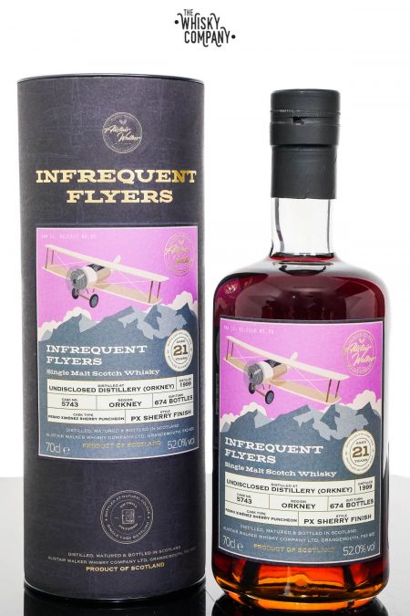 Undisclosed Distillery Orkney 1999 Aged 21 Years Single Malt Scotch Whisky - Infrequent Flyers #23 (700ml)