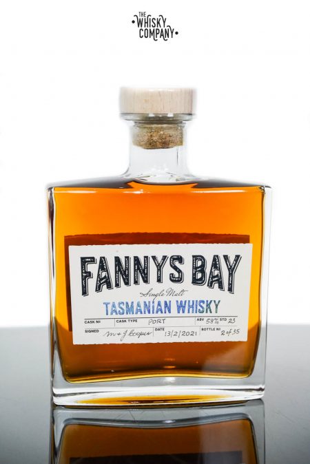 Fannys Bay Port Cask Matured Cask Strength Tasmanian Single Malt Whisky - Barrel #55 (500ml)
