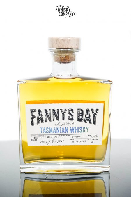 Fannys Bay Sherry Cask Matured Cask Strength Tasmanian Single Malt Whisky - Barrel #52 (500ml)