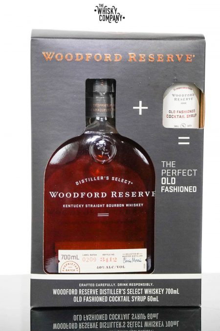 Woodford Reserve Distiller's Select Kentucky Straight Bourbon Whiskey - PLUS Cocktail Syrup (700ml)