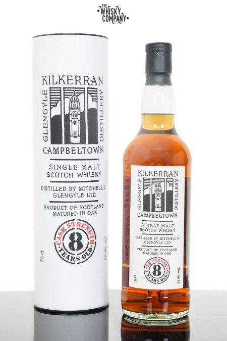 Kilkerran Aged 8 Years Cask Strength Campbeltown Single Malt Scotch Whisky - 2021 Release (700ml)