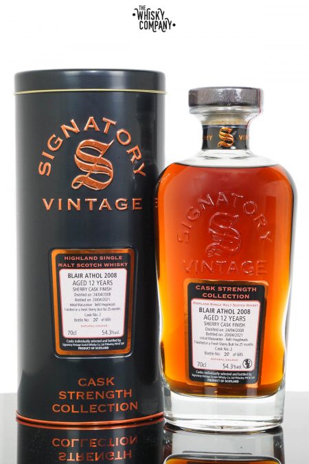 Blair Athol 2008 Aged 12 Years Single Malt Scotch Whisky - Signatory Vintage (700ml)