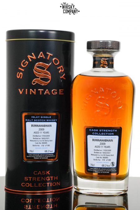 Bunnahabhain 2009 Aged 11 Years Islay Single Malt Scotch Whisky - Signatory Vintage (700ml)
