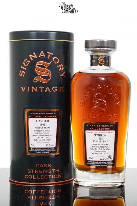 Clynelish 1995 Aged 25 Years Highland Single Malt Scotch Whisky - Signatory Vintage (700ml)