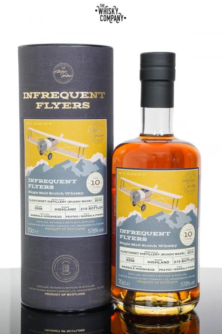 Glenturret (Ruadh Maor) 2010 Aged 10 Years Single Malt Scotch Whisky - Infrequent Flyers (700ml)