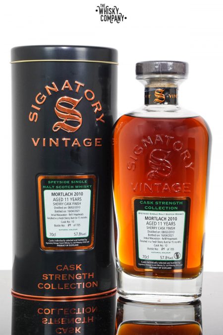 Mortlach 2010 Aged 11 Years Highland Single Malt Scotch Whisky - Signatory Vintage (700ml)