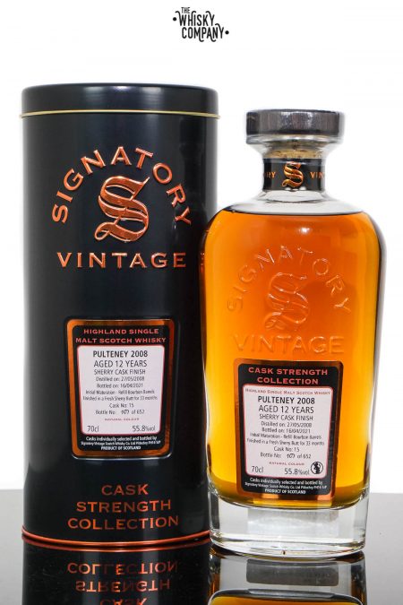 Pulteney 2008 Aged 12 Years Highland Single Malt Scotch Whisky - Signatory Vintage (700ml)