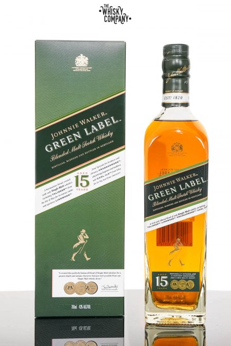 Johnnie Walker Aged 15 Years Green Label Blended Malt Scotch Whisky (700ml)