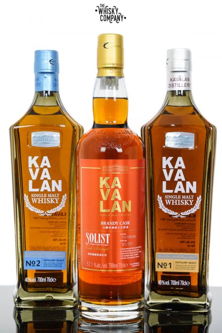 Kavalan Solist Brandy Cask 3PK Taiwanese Single Malt Whisky (3 x 700ml)