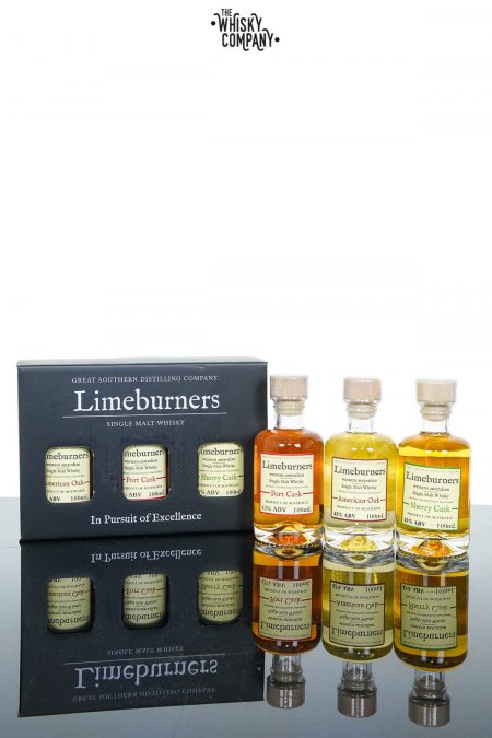 Limeburners Australian Single Malt Whisky Gift Pack (3 x 100ml)