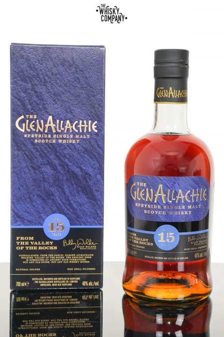 GlenAllachie Aged 15 Years Speyside Single Malt Scotch Whisky (700ml)