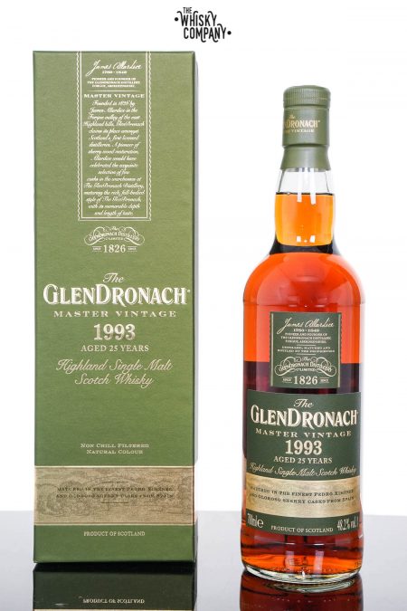 GlenDronach Master Vintage 1993 Aged 25 Years Highland Single Malt Scotch Whisky (700ml)