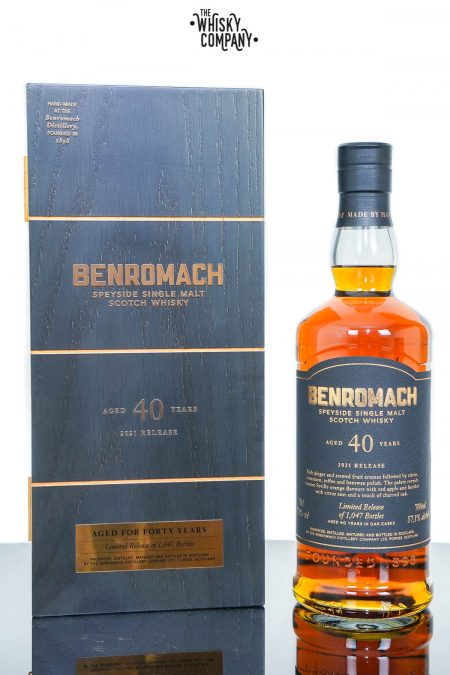 Benromach Aged 40 Years Speyside Single Malt Scotch Whisky - 2021 Release (700ml)