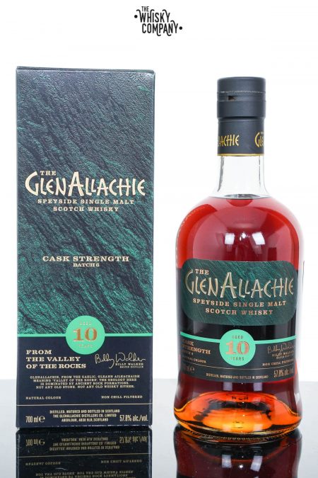 GlenAllachie 10 Years Old Cask Strength Single Malt Scotch Whisky - Batch 6 (700ml)