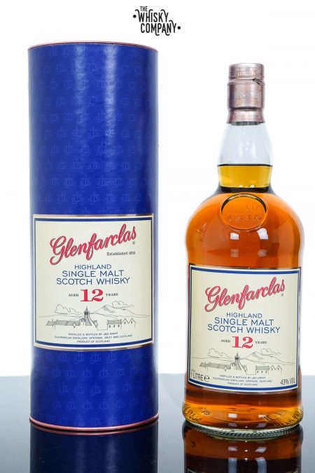 Glenfarclas Aged 12 Years Highland Single Malt Scotch Whisky (1000ml)
