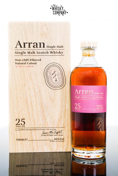 Arran 25 Years Old Island Single Malt Scotch Whisky (700ml)