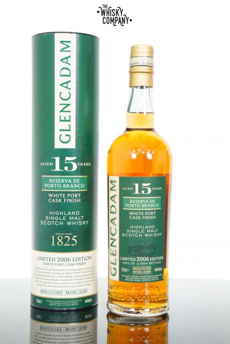 Glencadam Aged 15 Years Reserva De Porto Branco Highland Single Malt Scotch Whisky (700ml)
