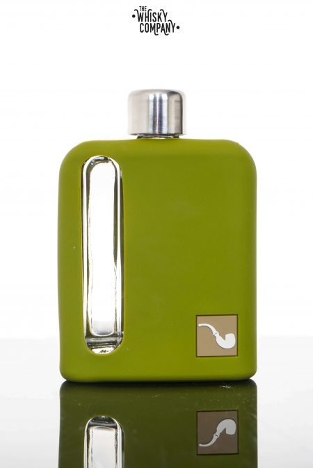 Ragproper Silicone Cover Military Green Whiskey Flask (240ml)