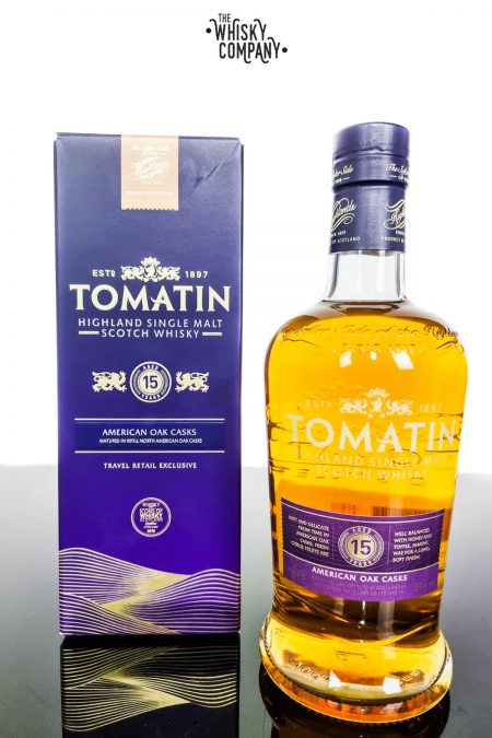 Tomatin 15 Years Old Travel Retail Exclusive Highland Single Malt Scotch Whisky (700ml)