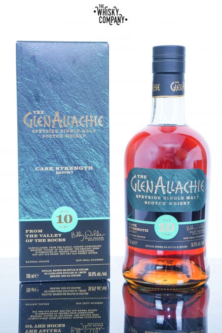 GlenAllachie 10 Years Old Cask Strength Single Malt Scotch Whisky - Batch 7 (700ml)