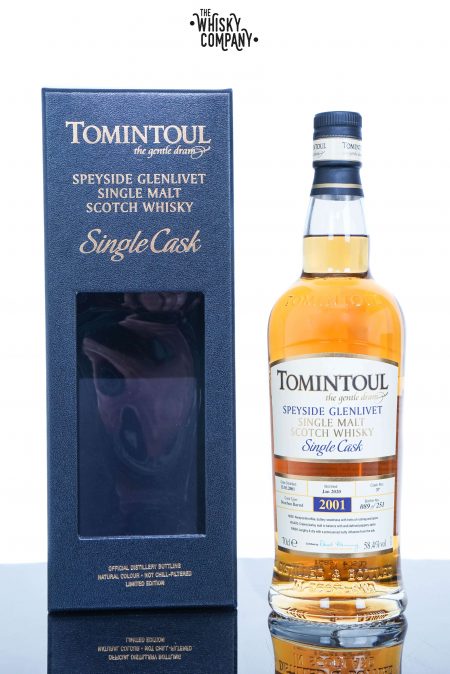 Tomintoul 2001 Aged 19 Years Speyside Single Cask Single Malt Scotch Whisky - Cask No. 37 (700ml)