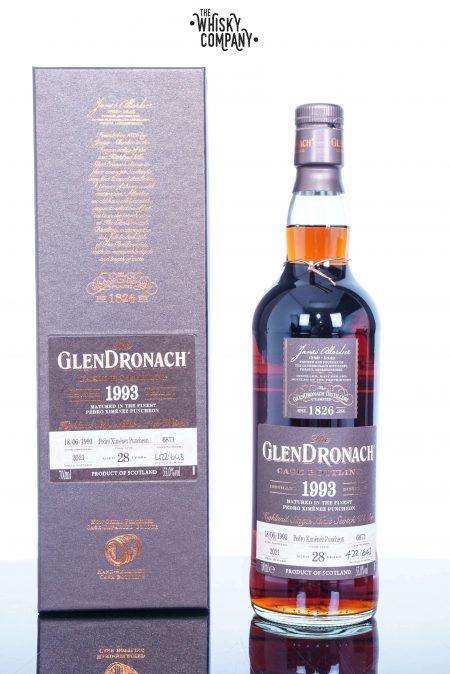 GlenDronach 1993 Aged 28 Years Single Malt Scotch Whisky - Batch 19 Cask No. 6871 (700ml)