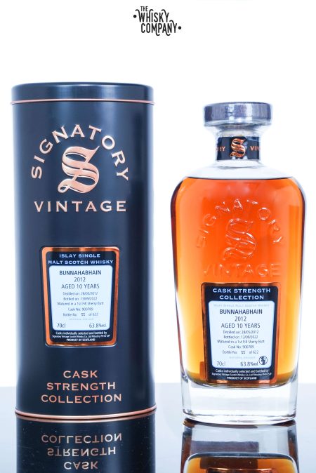 Bunnahabhain 2012 Aged 10 Years Cask Strength Single Malt Scotch Whisky - Signatory Vintage (700ml)