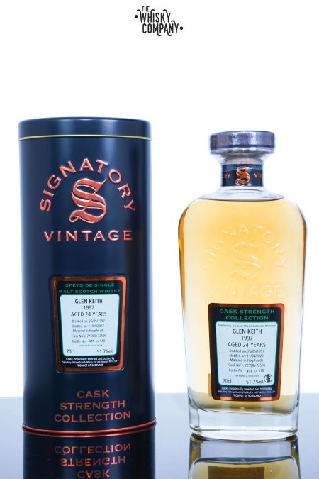 Glen Keith 1997 Aged 24 Years Single Malt Scotch Whisky - Signatory Vintage (700ml)